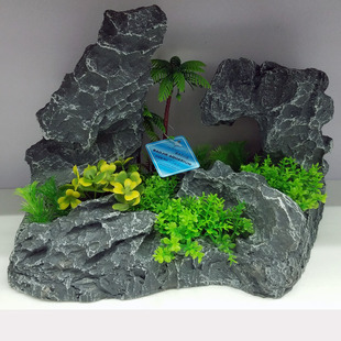 鱼缸造景假山 仿真