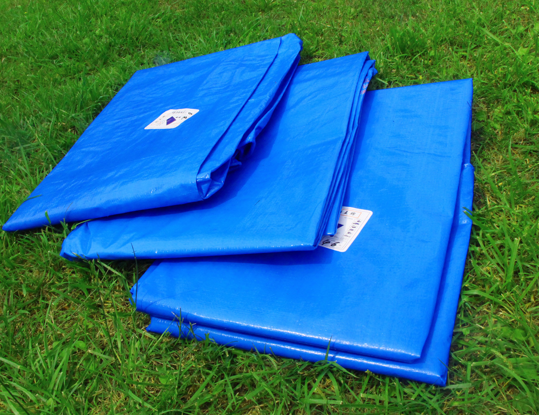 pe蓝白布 防雨布 抗老化 防晒 成型布 扣子布直销