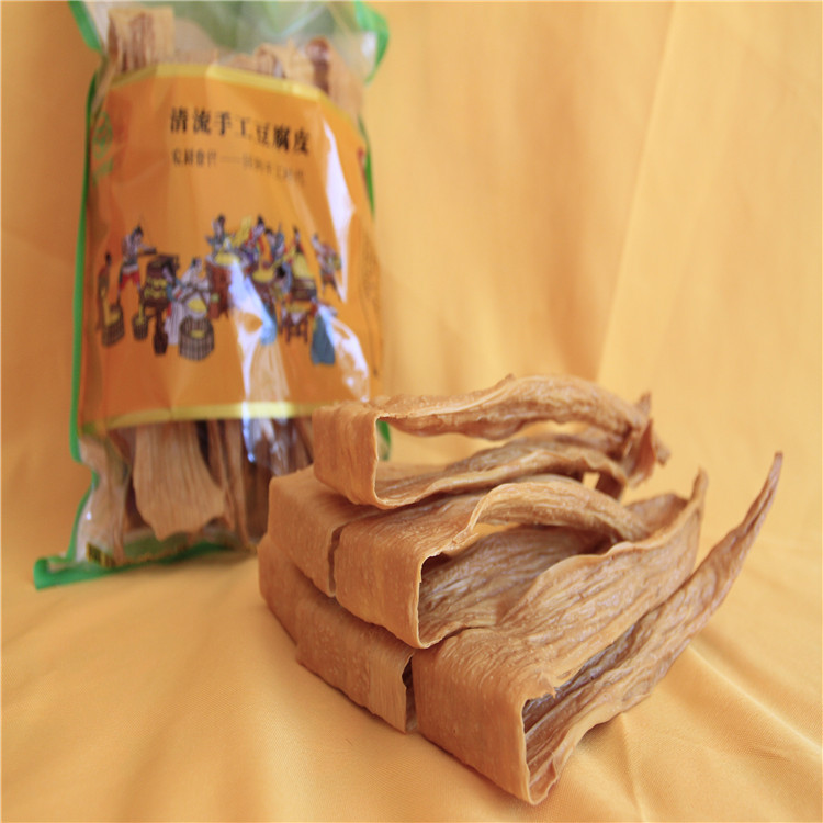 福建客家特产清流豆腐皮腐竹农家自制天然干货499g