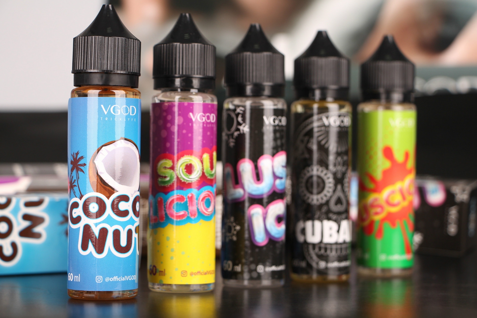 美国原装进口 vgod 60ml 新包装 烟油 秒杀 蓝莓爆珠 血橙 雷莎璐