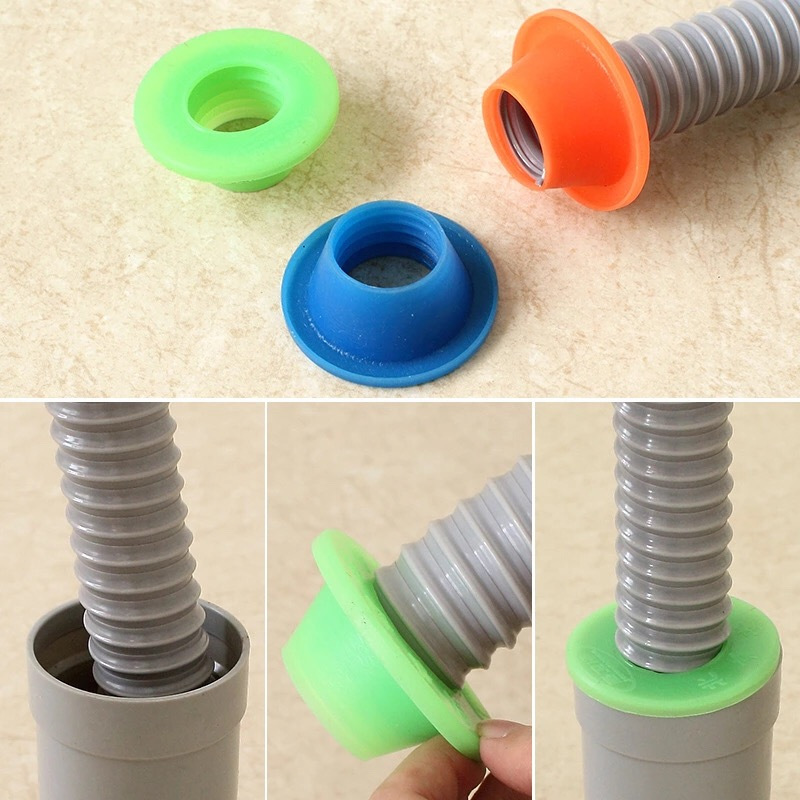 下水管道防臭硅胶密封圈 洗衣机水池下水道地漏防虫密封塞