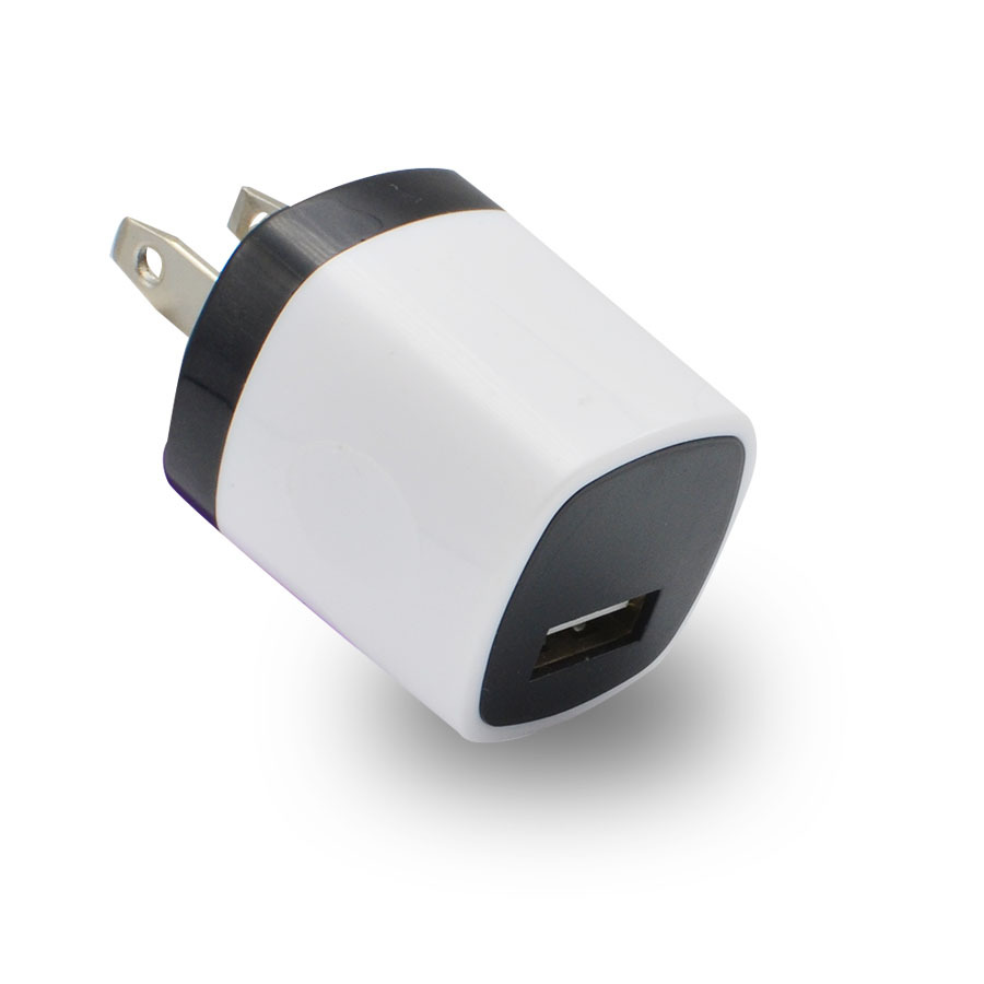 彩色拇指充 手机充电器接头 足1a充电头 手机usb转接头 厂家批发