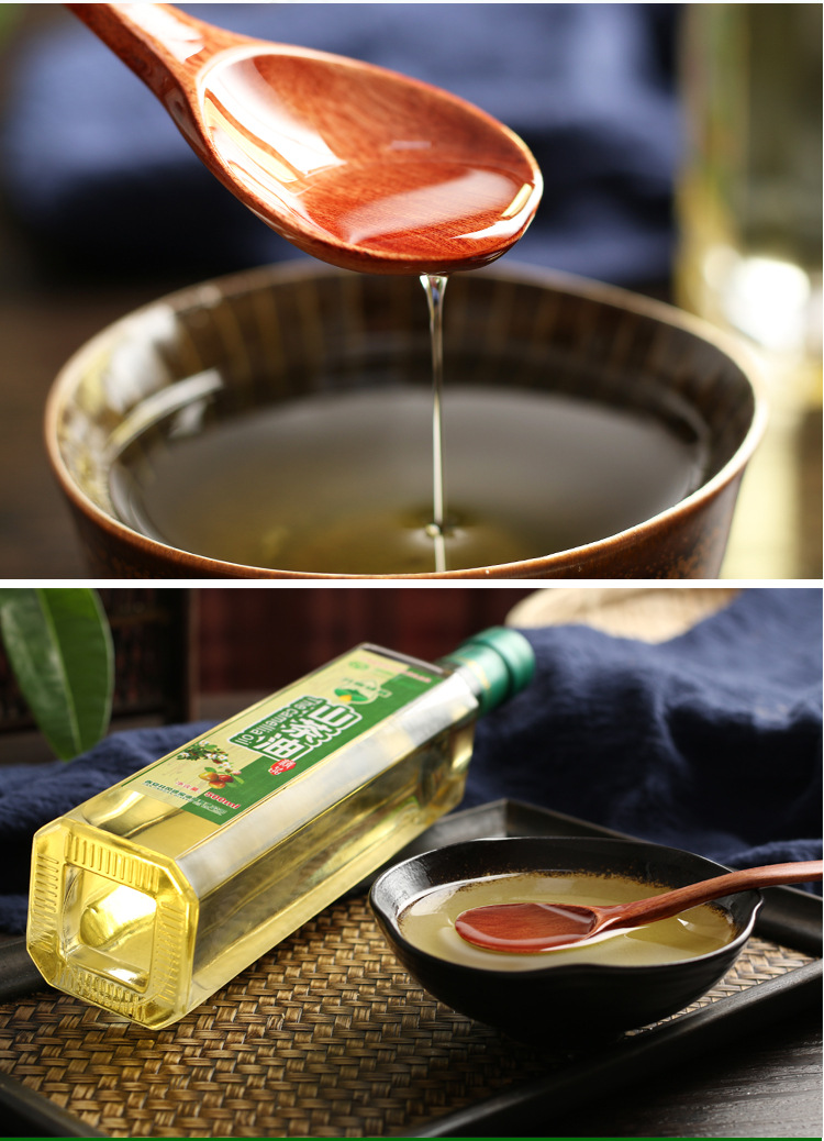 井岗绿宝山茶油食用油非调和油批发团购支持一件代发500ml.