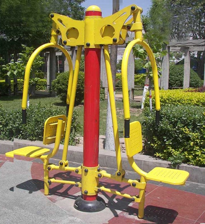 坐推训练器室外公园健身路径小区健身器材dz814