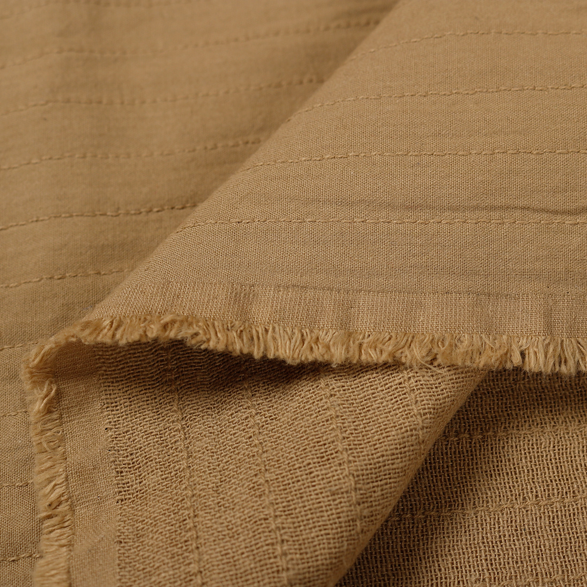 大条纹提花双层梭织平纹全棉布料 复古民族女装棉服棉袄纯棉面料