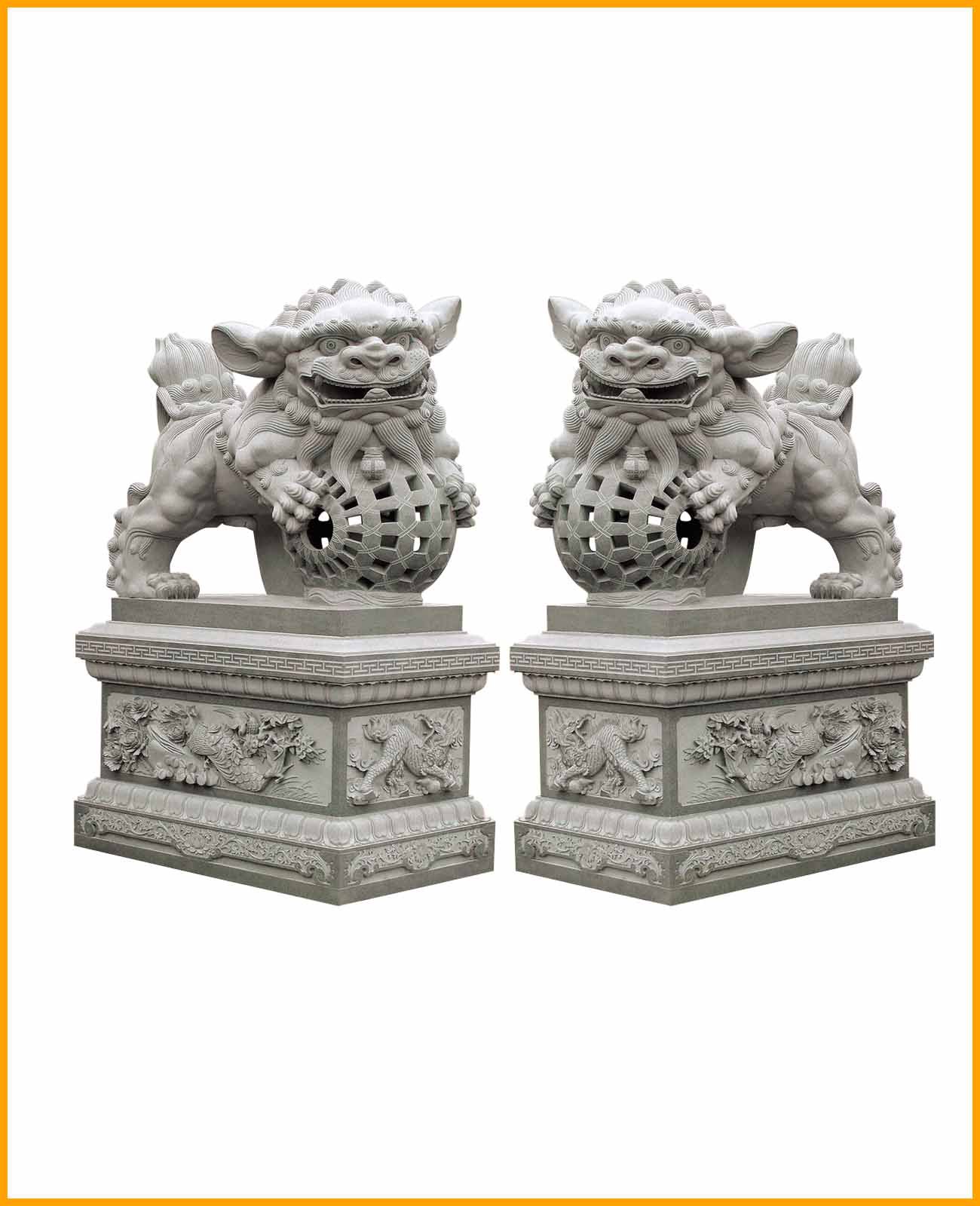 惠安青石狮子雕刻北京天安门石雕狮子大理石花岗岩镇宅石