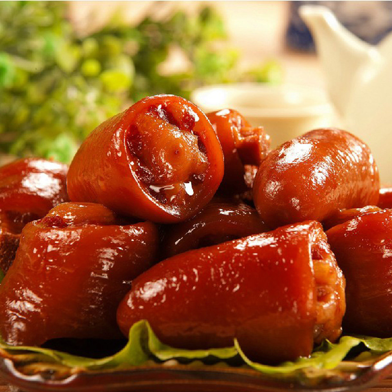 骥洋香卤猪尾 富含胶原蛋白 美容抗衰老独立小包 1*5斤/包 批发