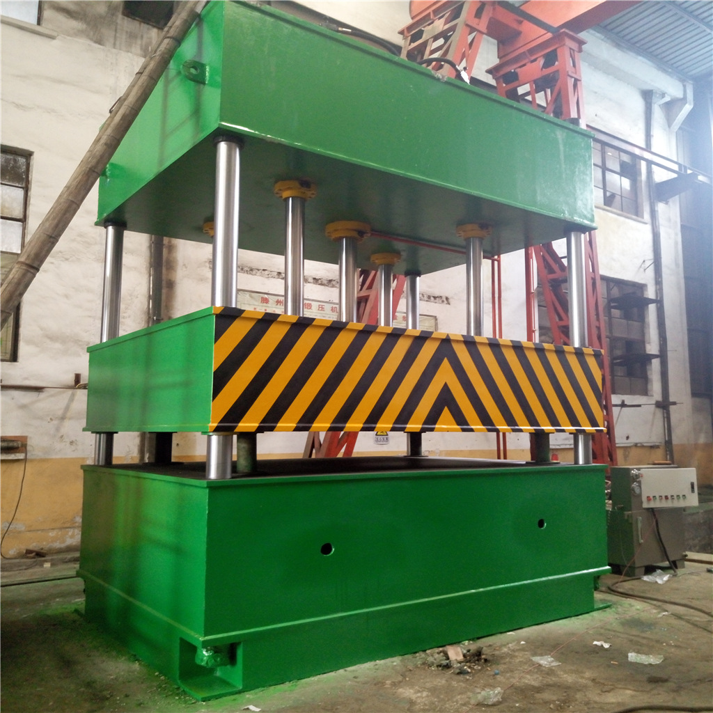 化粪池液压机 500t三梁四柱式竹席热压模压成型油压机床