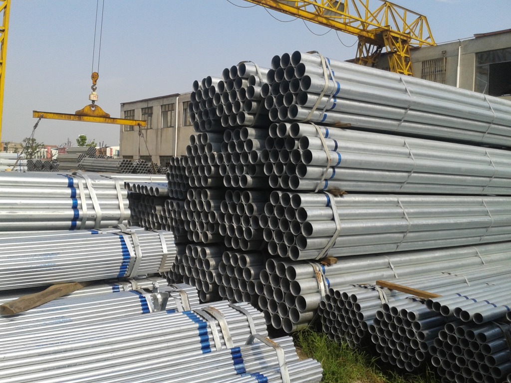 热镀 消防管大棚管 镀锌直缝管 无缝异型管 金洲华岐正大