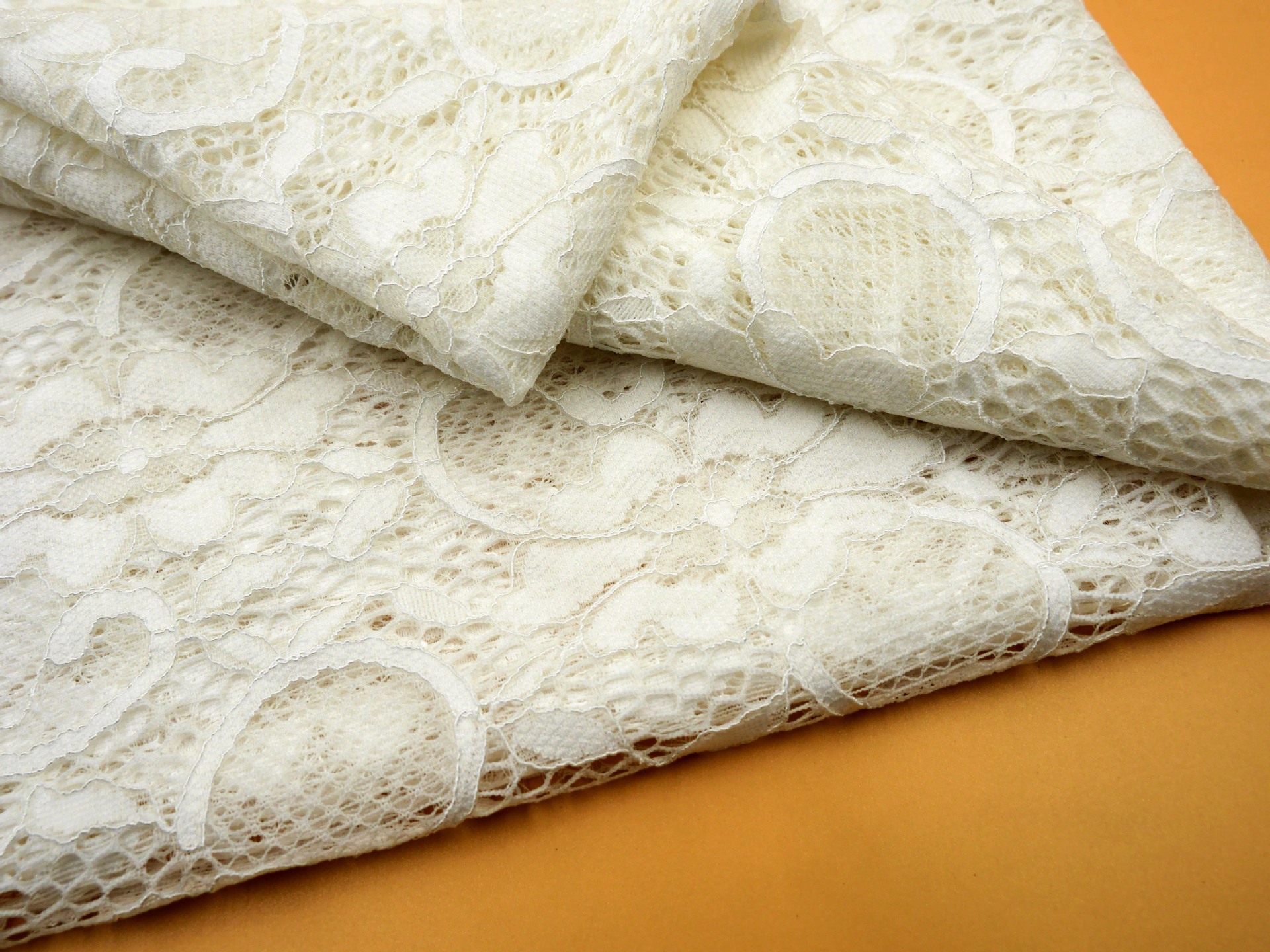 锦氨弹力蕾丝面料批发 高档女装服装水溶花边布料 爆款现货