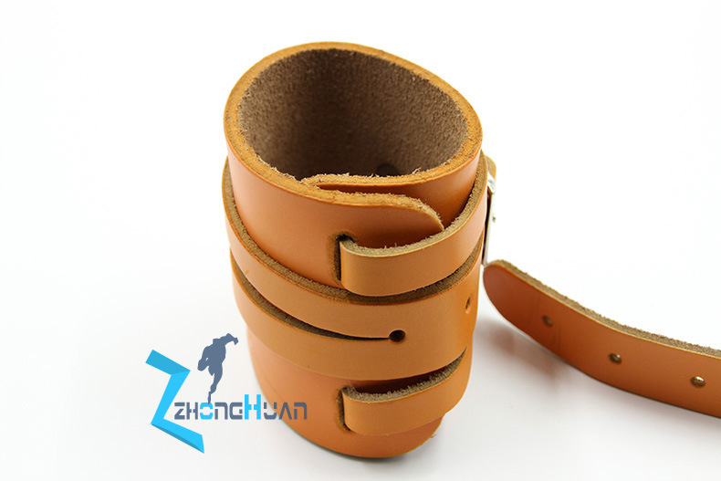 健身护腕男牛皮真皮护腕举重训练手套护手腕防扭伤护具阻力带运动