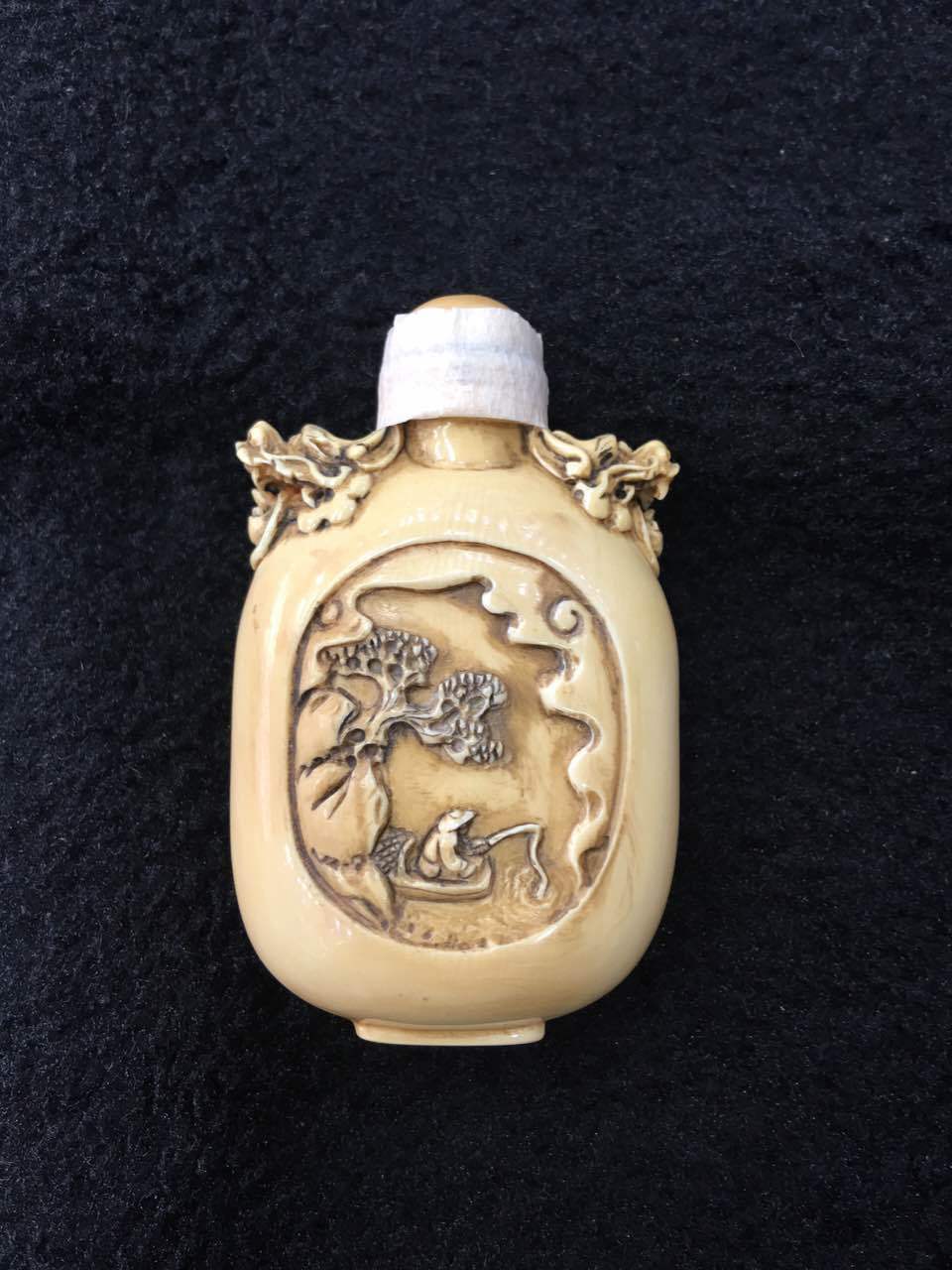 福州冰河印象有限公司厂家直销进口俄罗斯西伯利亚猛犸象牙鼻烟壶