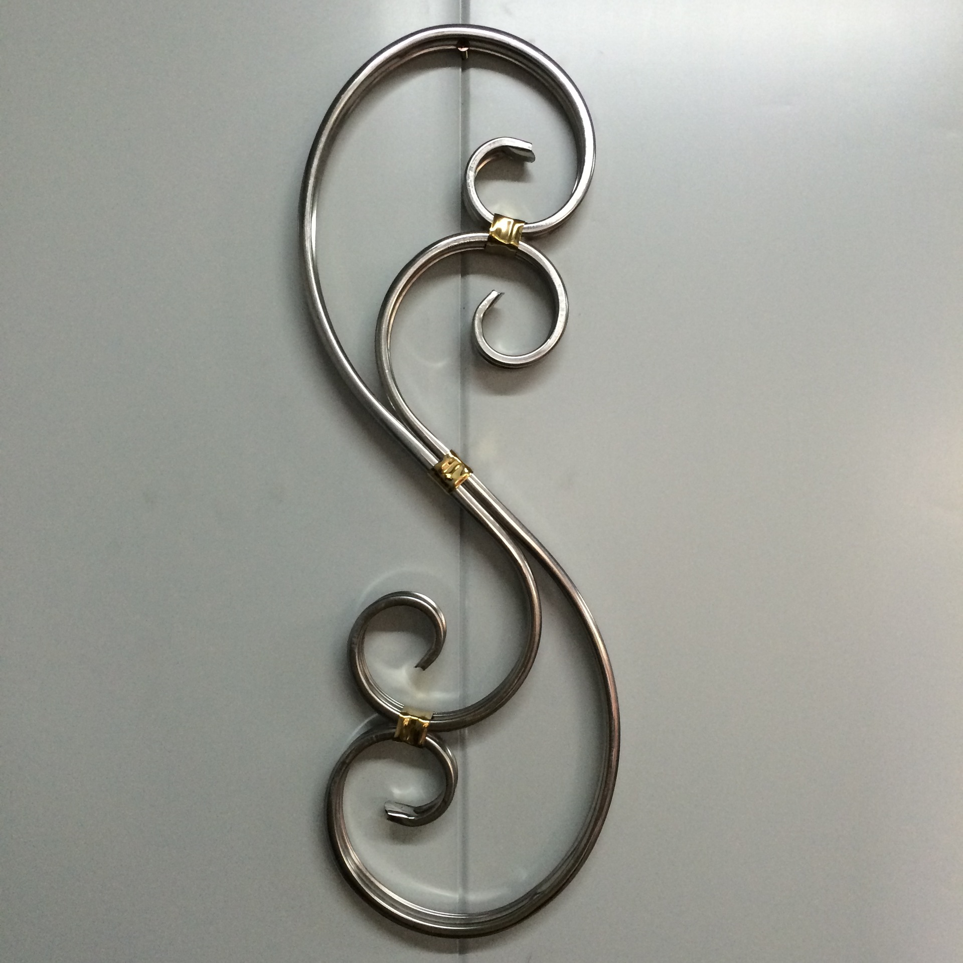 护栏门窗装饰花 正品304不锈钢扁管艺术花弯花欧式组合花装饰配件