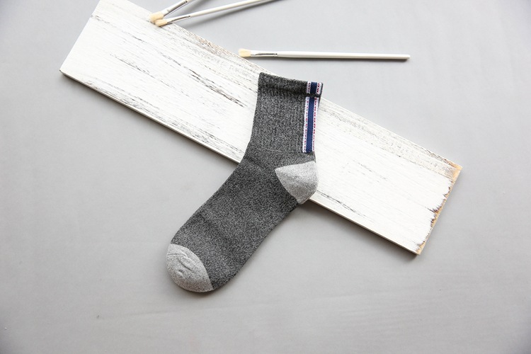 淘宝天猫货源袜子 厂家批发吸汗透气高橡筋纯棉男士运动袜