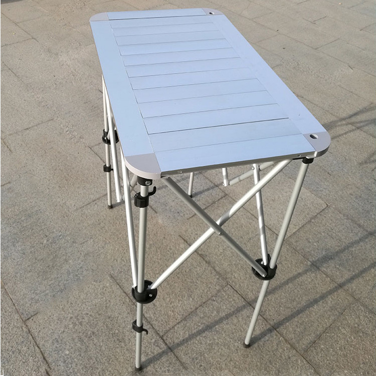 厂家直销超市促销台 售货车 折叠促销桌促销台便携铝合金促销台