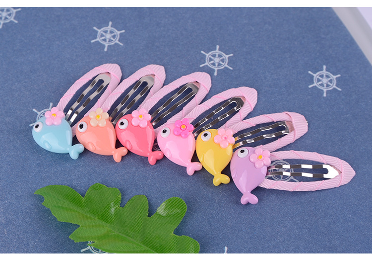 厂家直销 儿童发饰头饰 韩版布艺水滴夹 儿童发夹bb夹新品批发