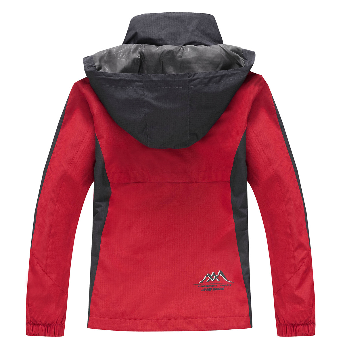 劲翔新款秋冬季户外情侣款冲锋衣男 连帽防水透气登山服女冲锋衣