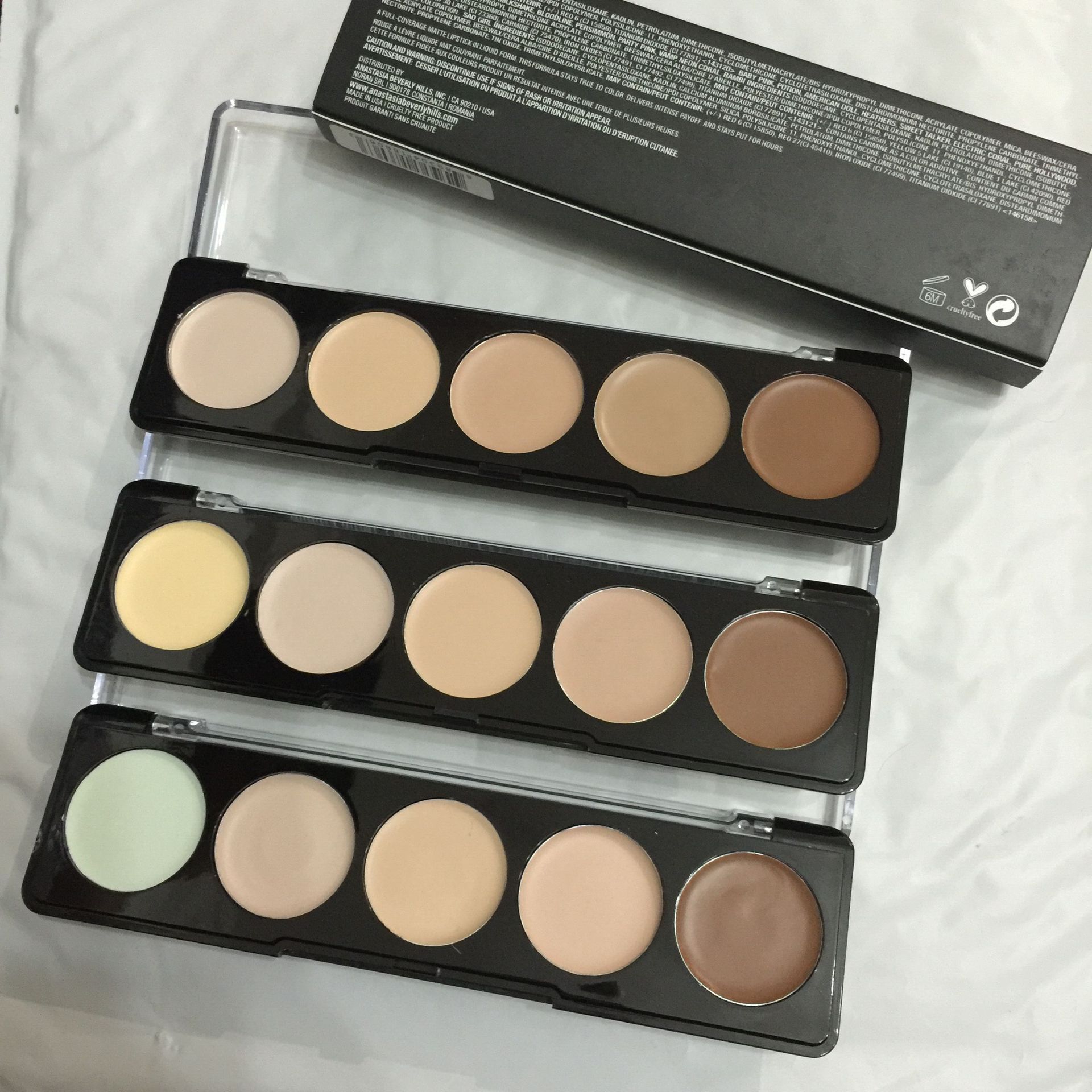 anastasia 5色腮红粉10g 新品外贸