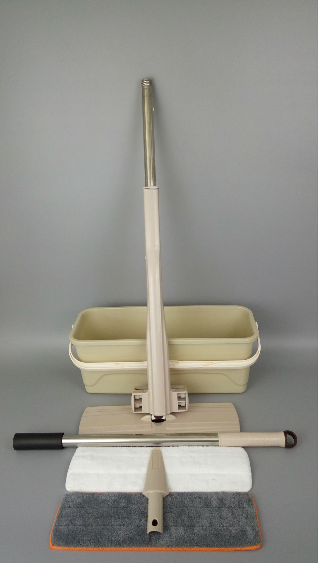 第三代平板拖把三节杆无死角高级不锈钢材免去手洗烦恼