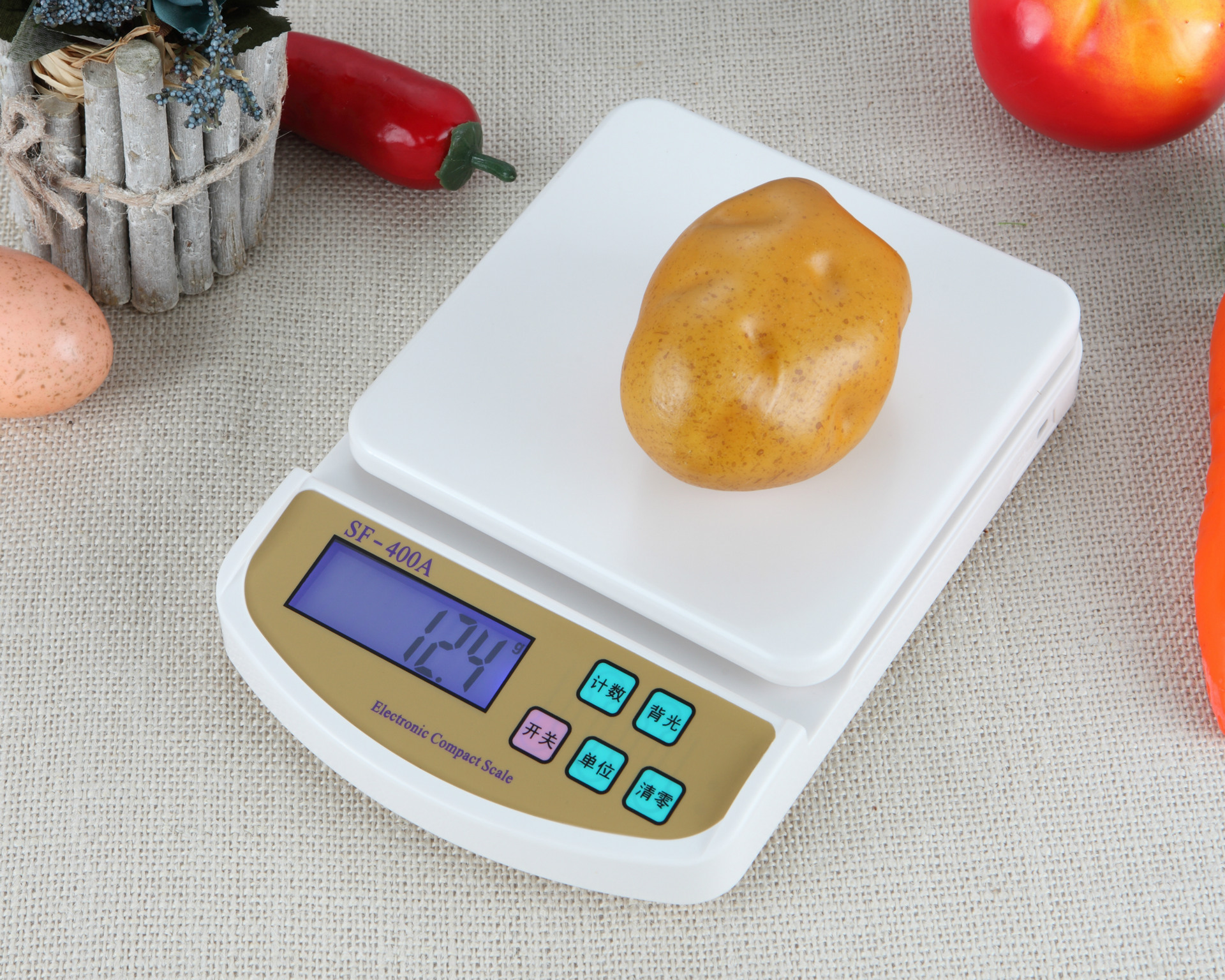 sf-400a厨房秤迷你小型家用台秤烘焙秤厨房电子称食品药材称克秤