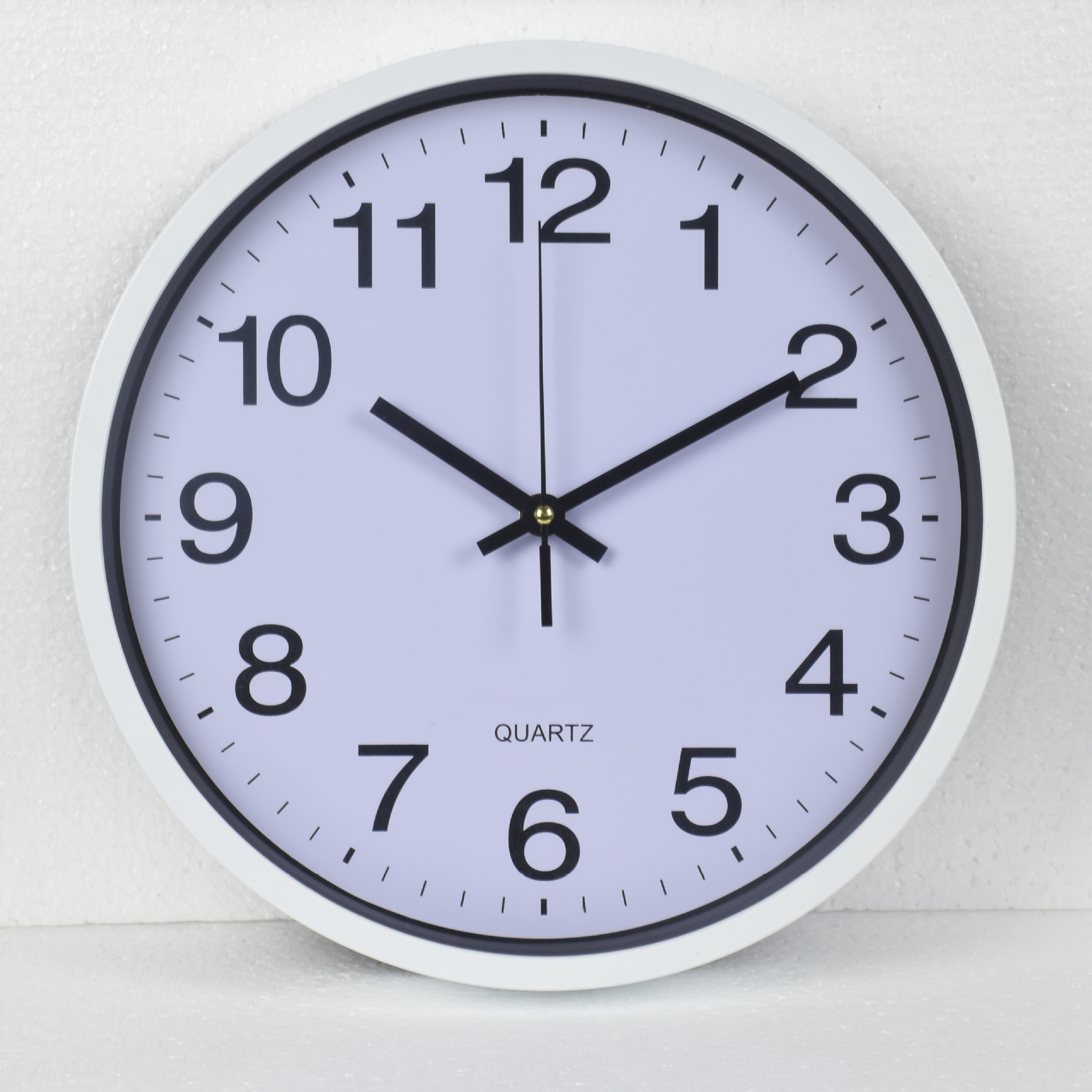 12英寸30cm塑料挂钟石英钟表卧室客厅挂钟表简约时钟定制logo