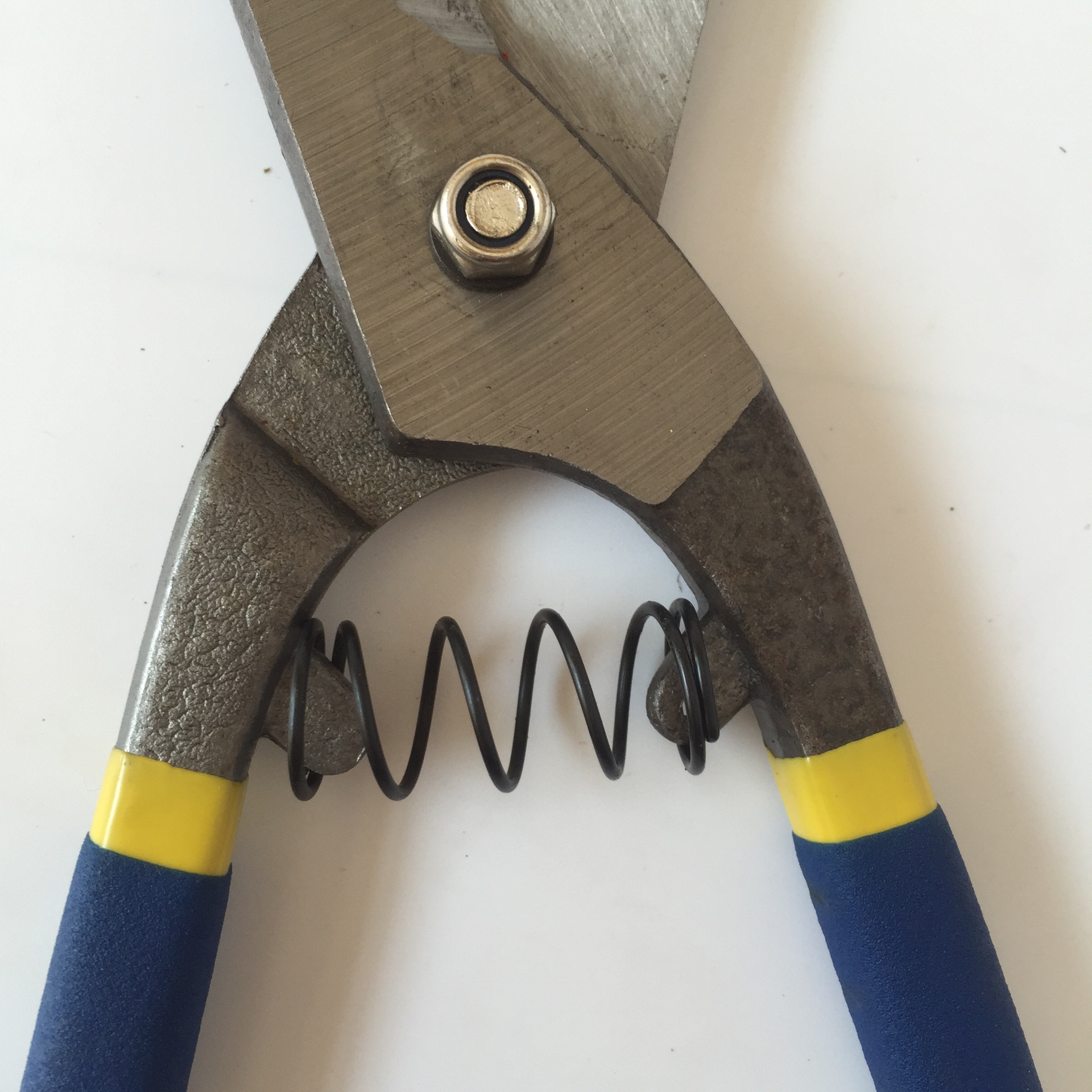 批发铁皮剪 德式铁皮剪刀 直柄剪铁皮工具 包塑耐磨工业铁皮剪