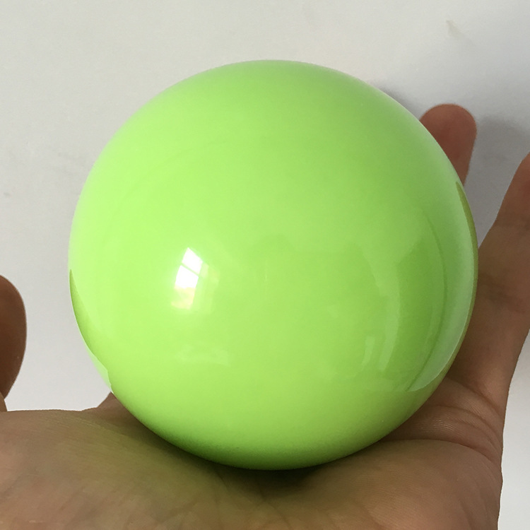 正品浅绿色夜光球夜明珠摆件 发光球 风水球 会发光