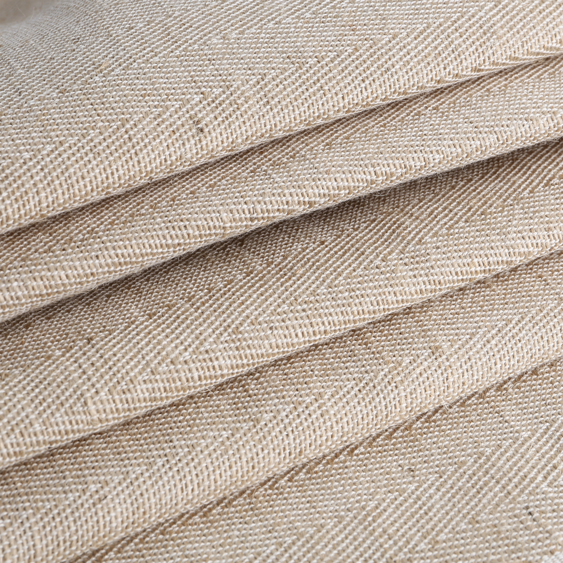 单面人字麻黄麻布交织类面料麻棉交织多种交织类面料