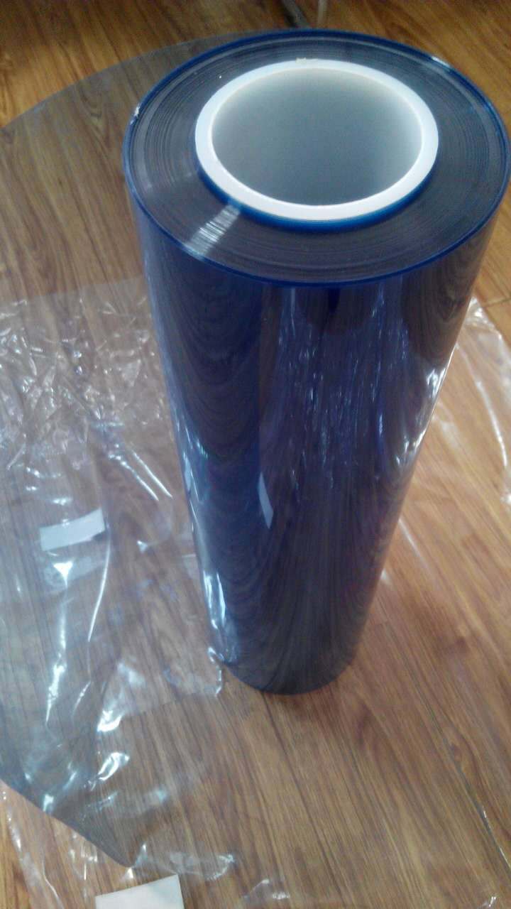 热销推荐 蓝色pet离型膜 单面硅油薄膜 印刷膜离型 热转印离型膜