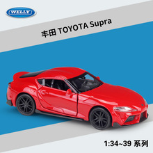 WELLY威利1：36丰田 TOYOTA Supra 仿真合金汽车模型回力车玩具