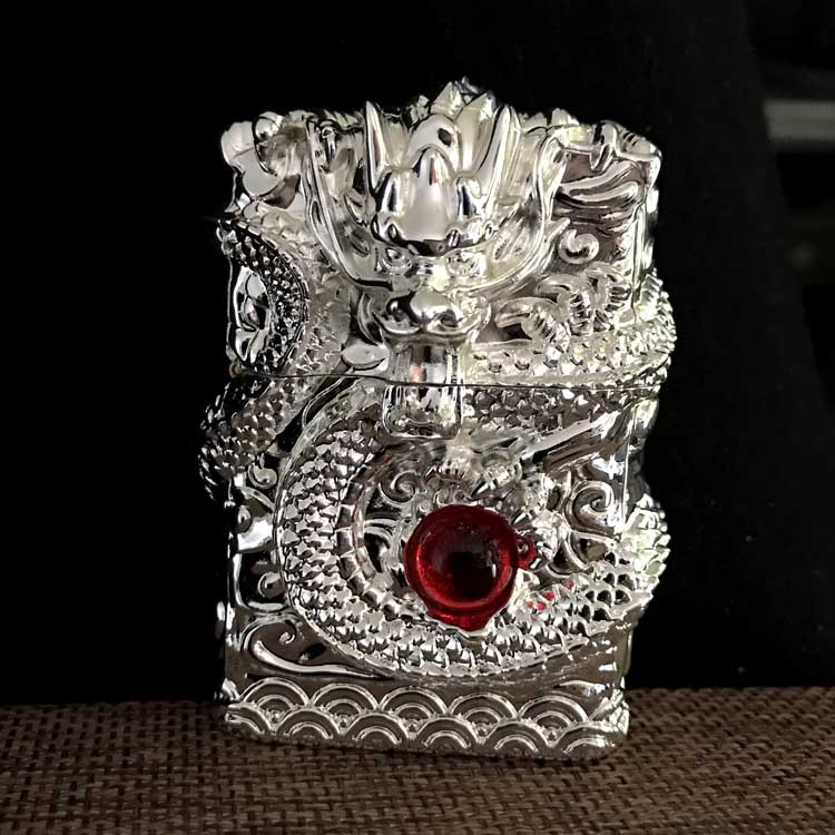 zorro佐罗金属复古煤油打火机盔甲天龙棉油打火机