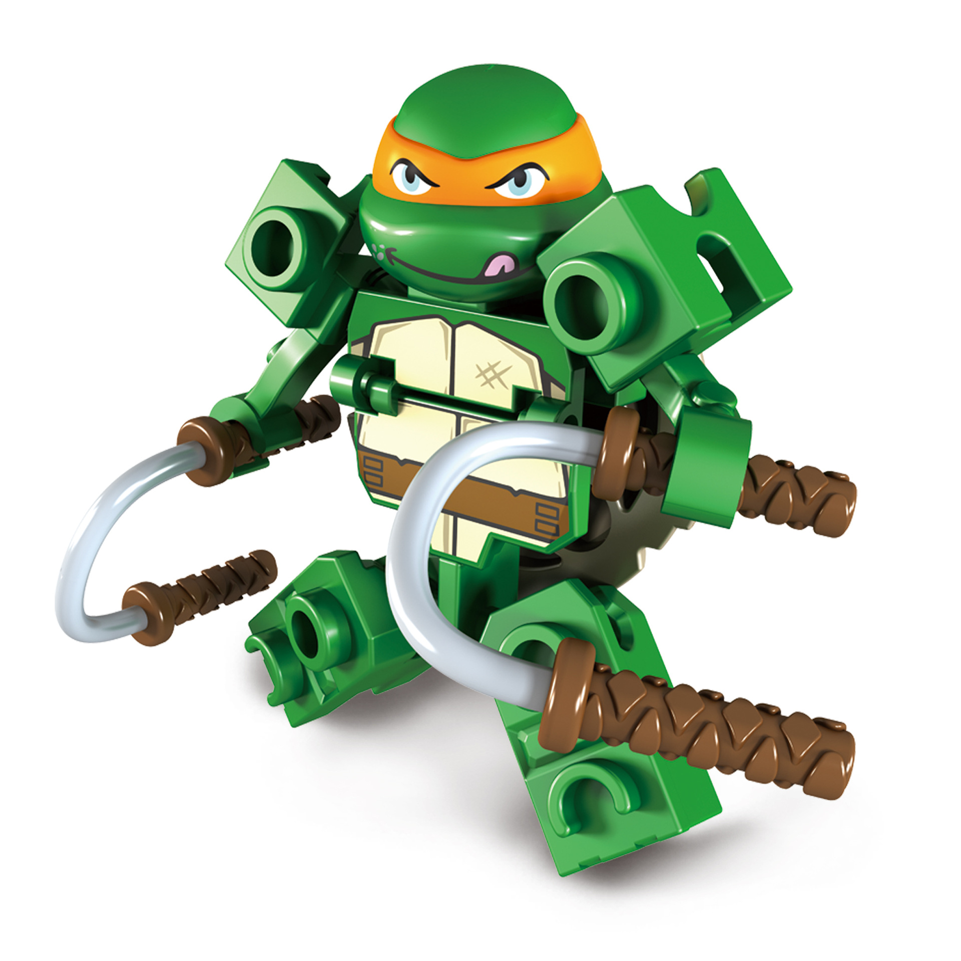 展变忍者神龟变形积木小颗粒塑料积木益智拼装动漫玩具赠品批发