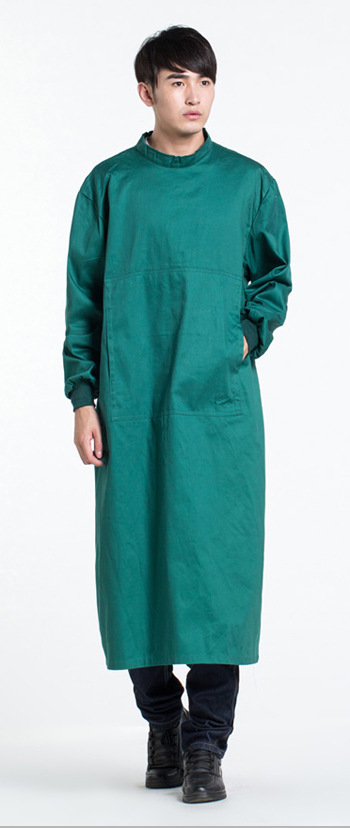 伦之康手术衣男女全棉长袖医生服白大褂手术室洗手衣隔离衣手术衣