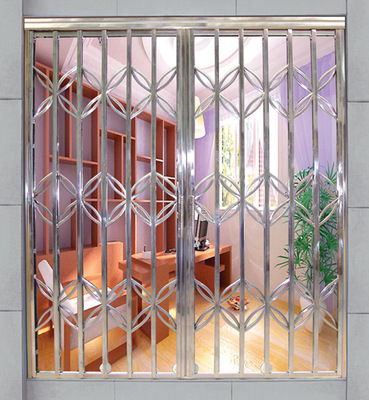 厂家直销不锈钢拉闸门304推拉门窗商铺防盗门拉闸门佛山门窗