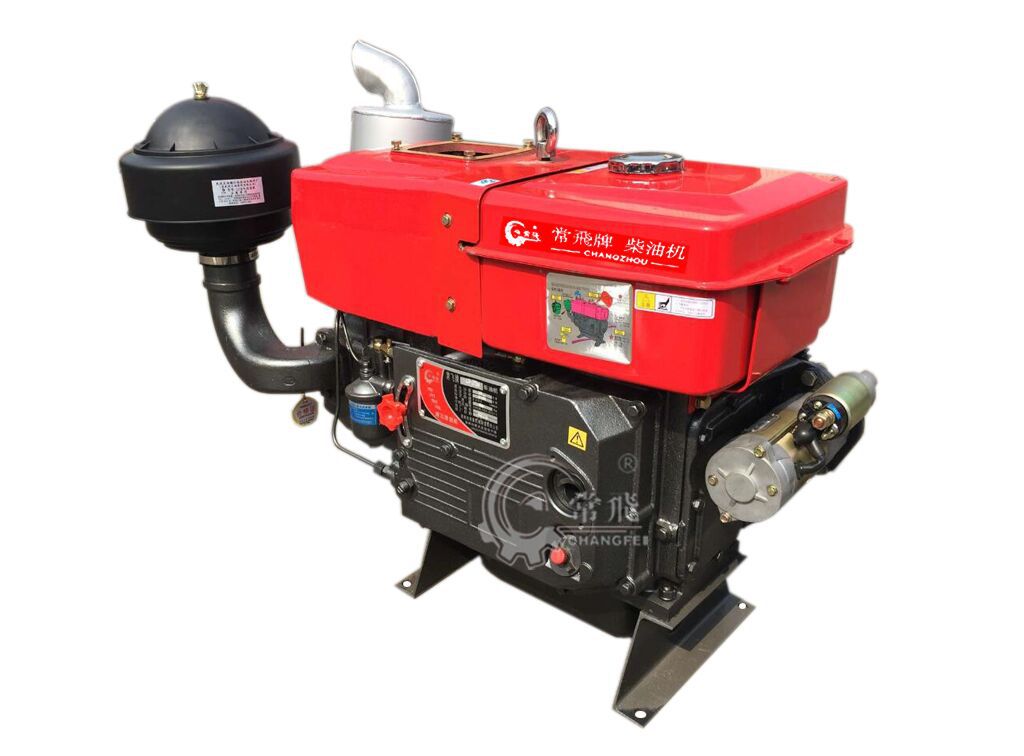 大马力单缸柴油机cfk35m电启动35马力常飞牌水冷柴油发动机