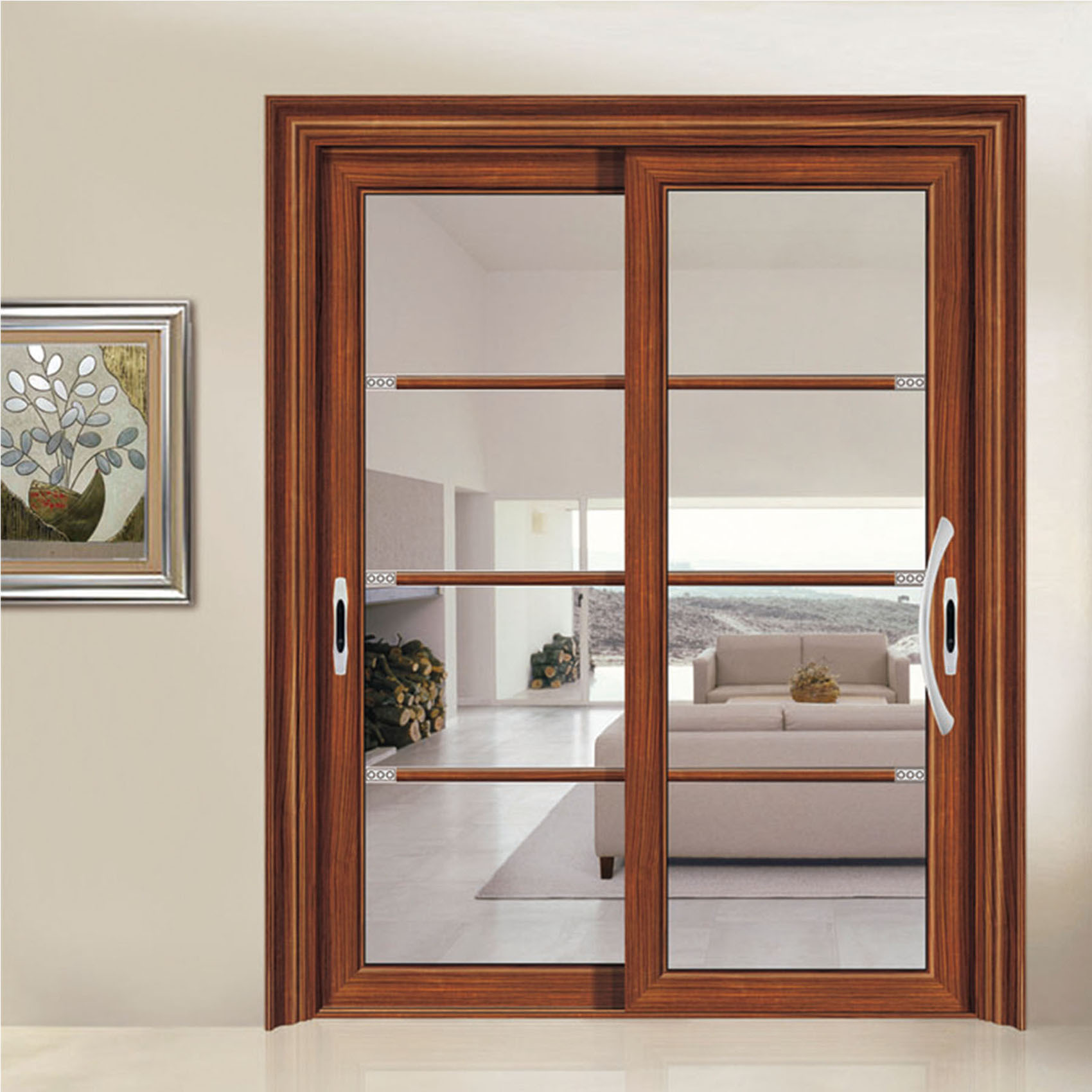 90系列铝合金推拉门 豪华铝合金平移门 厂家专业定制批发推拉门