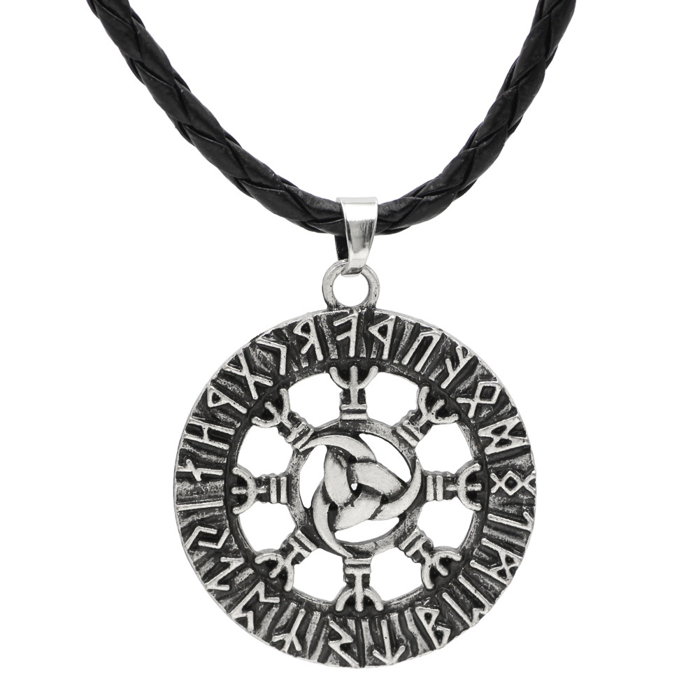 贸热款维京系列 北欧维京欧丁神的号角吊坠项链潮人厂家直销批发
