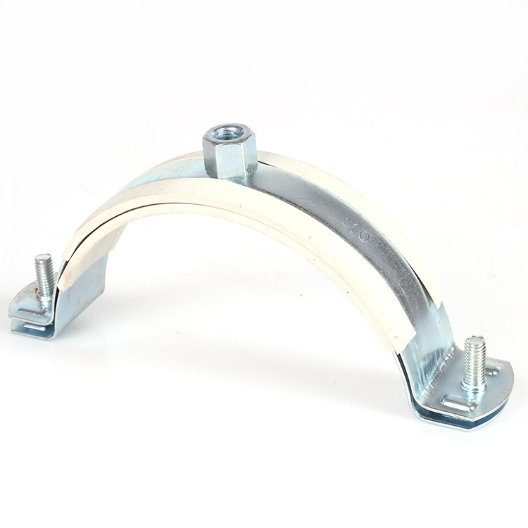 厂家直销 ppr金属管卡 包黑皮镀锌管卡水管支架管扣 抱箍