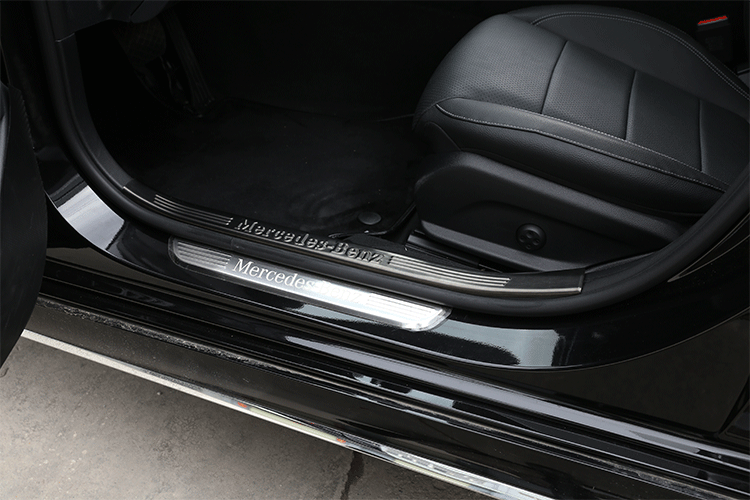 适用于奔驰2016-17款新e级迎宾踏板门槛条 e200l e300l内饰改装