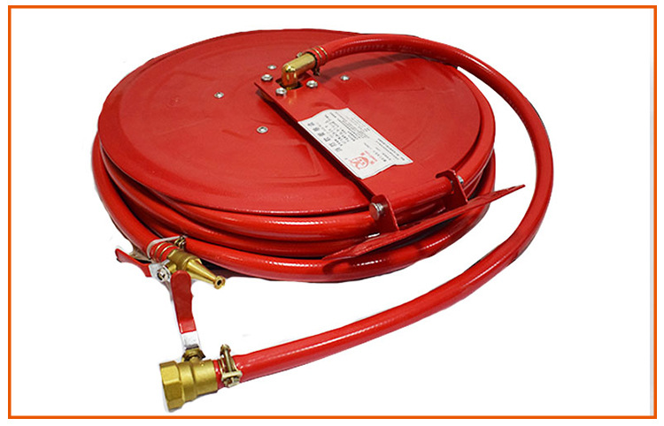 厂家供应国标25米消火栓箱 自救卷盘 消防软管卷盘 消防水管水带
