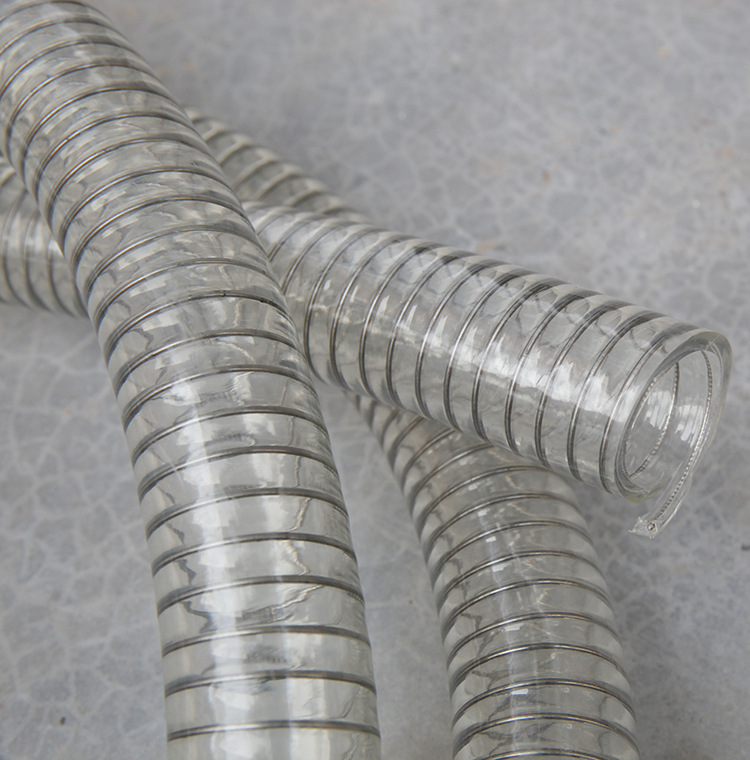 pu钢丝管 食品级卫生级耐压输料管平滑输送管 耐高温耐腐蚀输油管