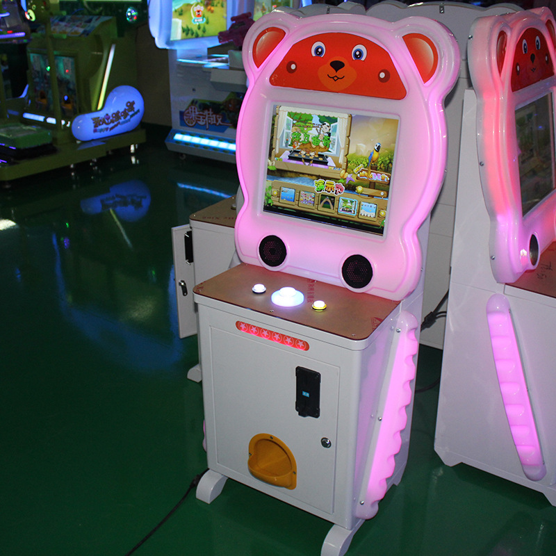 新款拍拍乐套牛机 抓泥鳅儿童投币游戏机扭蛋弹珠70合一电玩设备