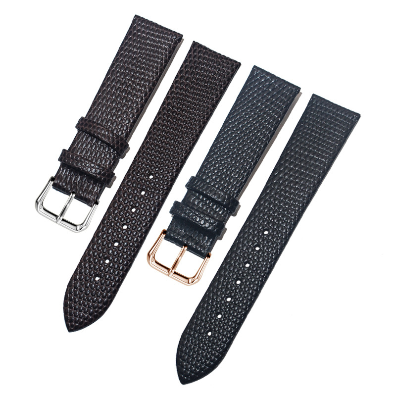 表带 真皮 蜥蜴纹ck表带男士女士针扣12/14/16/18/20mm 手表配件