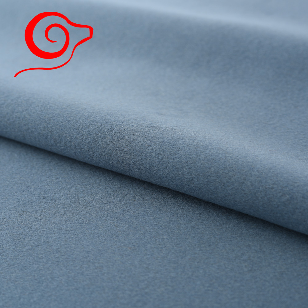 现货供应粗纺羊毛面料秋冬双面短顺羊毛面料羊毛双面毛呢大衣布料