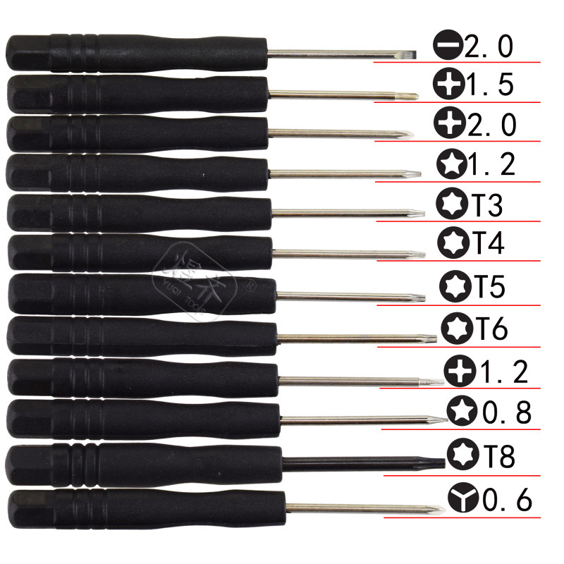 直销迷你小十字螺丝刀苹果 安卓 小黑批玩具配送眼镜维修螺丝批