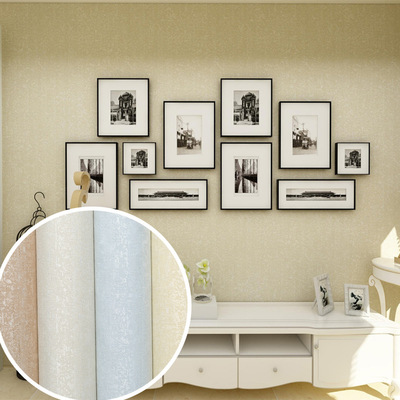 匠领 简约纯色无缝墙布 多色可选 素色竖条纹提花墙布 批发零剪