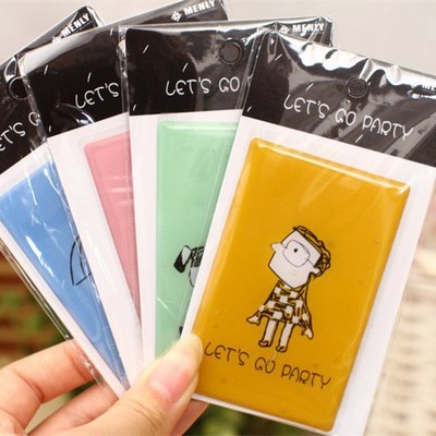 学生文具用品 萌联派对时间时尚果冻卡贴 公交卡校园卡贴60张/吊