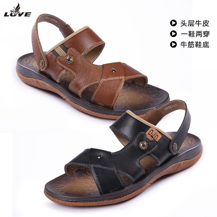 【白色男士皮凉鞋】_白色男士皮凉鞋厂家_白