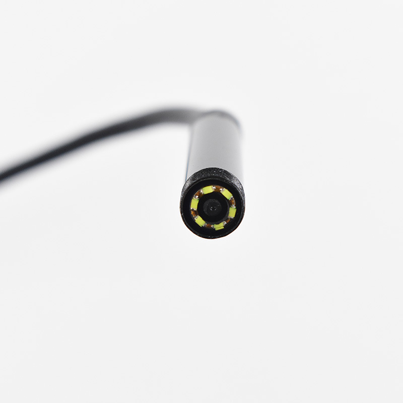 外贸现货 8mm镜头5米线三合一手机内窥镜 汽车检查防水工业内窥镜