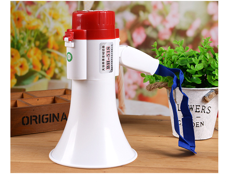 热卖喜飞扬518手拿喊话器 录音充锂电池摆摊叫卖扩音器喇叭扬声器